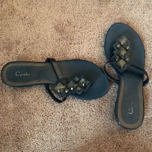 SOLD! Cole Haan Jeweled Sandals with Nike Air